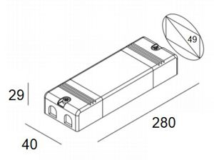 Novalux - Driver Slim Led 24V - 150W For P-30