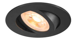 SLV LIGHTING - New Tria® 68 Dl Rond 10 W Gu10 Noir