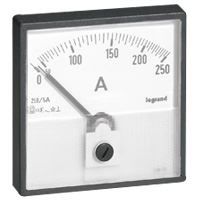 Legrand - Wijzerplaat ampèremeter 0 - 250 A - meting op deur