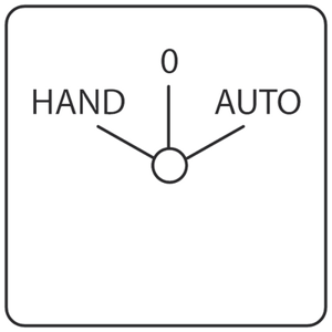 Benedikt & Jäger - Compacte wisselschakelaar hand - 0 - auto (16-22.5mm)