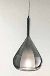 ALITTEX - Suspension Lila verre fumé/transparant gris E27 max. 40W