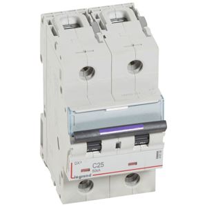 Legrand - Automaten DX³ 2P C 25A 230/400V - 50KA - 3mod