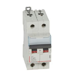 Legrand - Autom. DX³ 6000A/10kA 2P C40 400V 2 modules