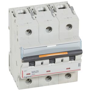 Legrand - Automaten DX³ MA 3P 25A 400V - 25KA - 4,5mod