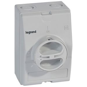 Legrand - Lege behuizing IP 65 3P/4P 25/32A grijs