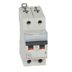 Legrand - Autom. DX³ 6000A/10kA 2P B25 230/400V - 2 modules