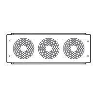 Legrand - Plaque 19" 3U 3 ventilateurs Accessoires armoire VDI 19"