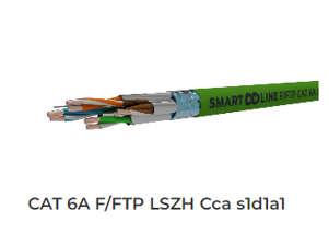 KABEL - Câble de transmission de données blindé F/FTP Cat. 6A - LSOH