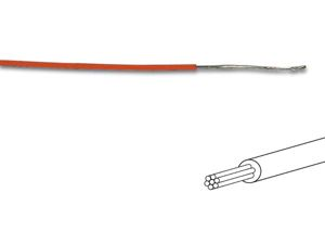 Velleman - Fil de câblage - ø 1.4 mm - 0.2 mm² - multibrin - orange