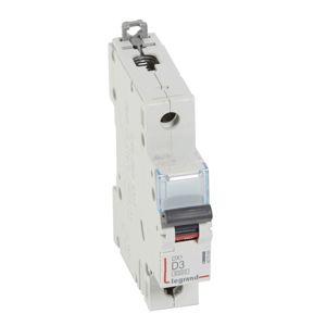 Legrand - Autom. DX³ 6000A/10kA 1P D03 400V 1 module