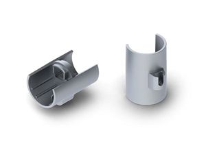 Velleman - Connecteur linéaire pour profilé en aluminium pour ruban led alu-round - compatible avec supension pour câbles reutlinger - argent