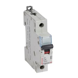 Legrand - Autom. DX³ 6000A/10kA 1P D04 400V 1 module