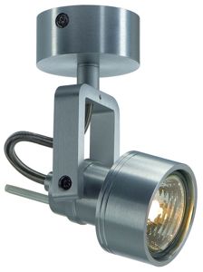 SLV LIGHTING - Inda Spot, wand/plafondlamp, GU10 50W 230V, alu geborsteld