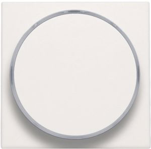 Niko Original White, set de finition avec anneau transparant sans symbole pour bouton-poussoir 6 A avec LED ambre et culot E10