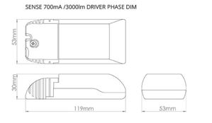 SG LIGHTING - Sense 700Ma/3000Lm Driver Kit Coupure De Phase Linect