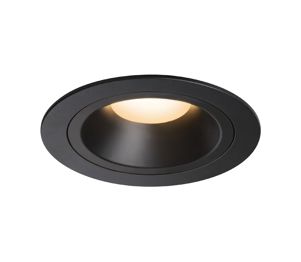 SLV LIGHTING - NUMINOS DL M, indoor led plafondinbouwarmatuur zwart/zwart 4000K 40°