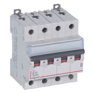 Legrand - Autom. DX³ 6000A/10kA 4P B10 400V - 4 modules