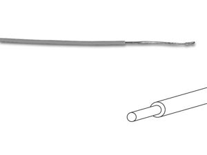 Velleman - Fil de câblage - ø 1.4 mm - 0.2 mm² - monobrin - gris