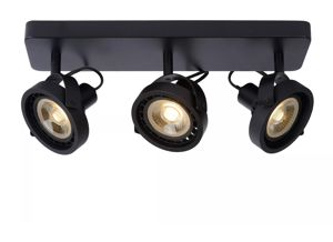 Lucide - TALA LED - Spot plafond - LED Dim to warm - GU10 - 3x12W 2200K/3000K - Noir