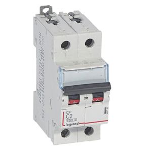 Legrand - Autom. DX³ 6000A/10kA 2P C02 400V 2 modules