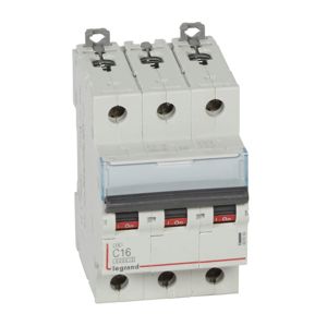 Legrand - Autom. DX³ 6000A/10kA 3P C16 400V 3 modules