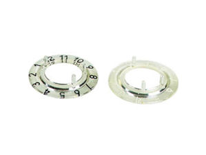 Velleman - Dial for 21mm button (transparent - white 12 digits)