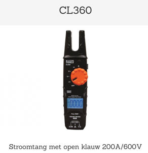 CCI Measurement - Stroom (AC) en spanningstester 200A en 600V