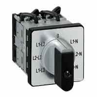 Legrand - Nokkenschak-voltmeter-PR12 16A-4cont-zonder nulleider