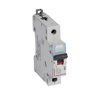 Legrand - Disj. DX³ 10000A/16kA 1P D10 230/400V - 1 module