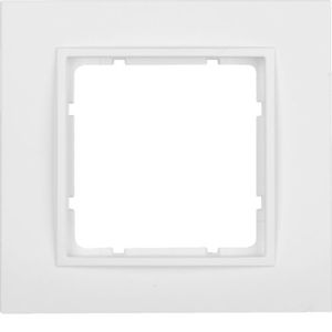 Berker - Plaque de recouvrement 1 postes Berker B.7 blanc polaire, mat