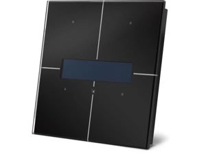 Velleman - Zwarte glazen bedieningsmodule met oledscherm en temperatuurcontroller