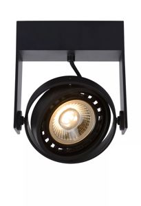 Lucide - GRIFFON - Plafondspot - LED Dim to warm - GU10 - 1x12W 2200K/3000K - Zwart