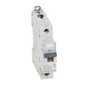 Legrand - Autom. DX³ 6000A/10kA 1P C20 400V 1 module