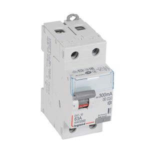 Legrand - Diff schak DX³ 2P 300mA 63A Type A-S - 2 modules