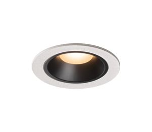 SLV LIGHTING - NUMINOS DL S, plafonnier encastré à LED indoor blanc / noir 4000 K 20 °
