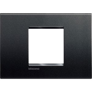 Bticino - LL-PLAQUE RECTANG. LARGE 2 MOD ANTHRACITE