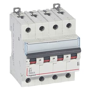 Legrand - Autom. DX³ 6000A/10kA 4P B01 400V - 4 modules