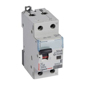 Legrand - Disj diff DX³ PhN 30mA C32 HPI 6000A/10kA - 1 module