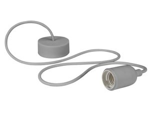 Velleman - Luminaire design à suspension en cordage - gris