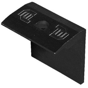 Esdec - Flatfix pince d'extrémité 35 mm, noir