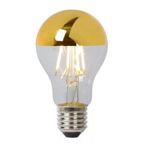 Lucide - A60 SPIEGEL - Filament lamp - Ø 6 cm - LED Dimb. - E27 - 1x5W 2700K - Goud