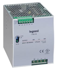 Legrand - Geschak. voed. 3F 48VDC 960W primair 3x380-500 VAC
