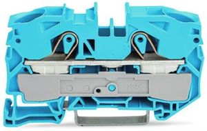 WAGO -  Borne de protection pour 2 conducteurs 16mm² , Bleu