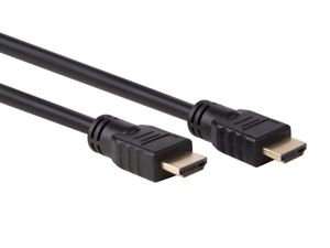 Velleman - Câble hdmi® 2.0 haute vitesse avec ethernet - connecteur vers connecteur - cuivre / de base / 5.0 m / doré / m-m