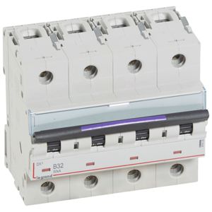 Legrand - Automaten DX³ 4P B 32A 400V - 50KA - 6mod