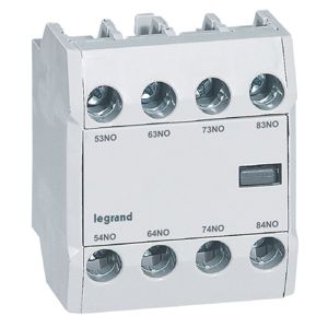 Legrand - HulpcontCTX³2/4P-16A-voorzijde CTX³22/40/65/100/150-4NO