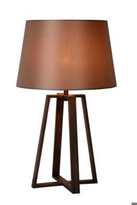 Lucide - COFFEE - Lampe de table - Ø 38,5 cm - 1xE27 - Brun