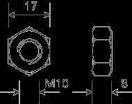 VAN GEEL - Zeskantmoer M10 rvs316