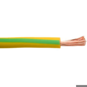 VOB kabel / draad 10 mm² Eca - Geel / Groen ( H07V-R ) - VOB10GG