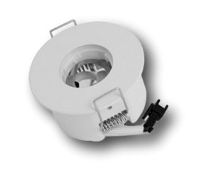 TECO - Adaptateur intégré Blanc circulaire D64 sans driver pour 1x Teco NAULA